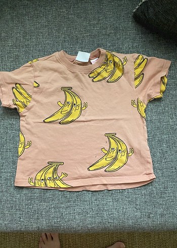 Kız Çocuk Pembe Baskılı Pamuklu Tişört - Görsel 6