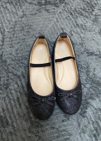 Gri Fiyonklu Babet Ayakkabı - Görsel 3