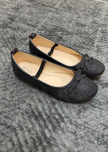 Gri Fiyonklu Babet Ayakkabı - Görsel 2