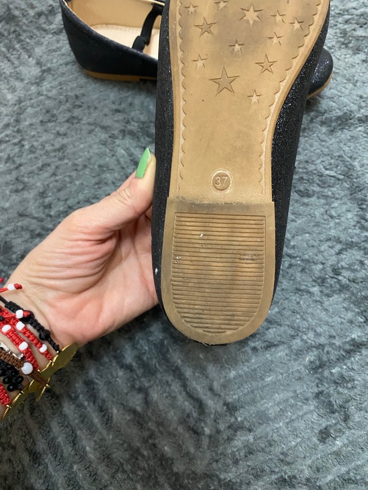 Gri Fiyonklu Babet Ayakkabı - Görsel 4