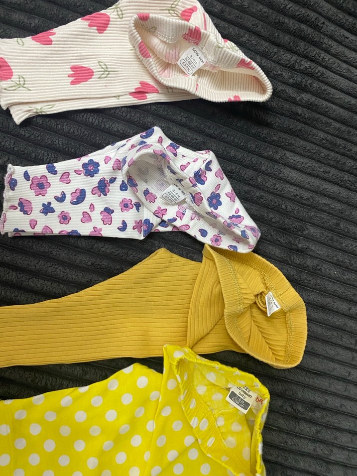 Renkli Kız Çocuk Taytları - Elastik ve Dar Kesim - Görsel 2