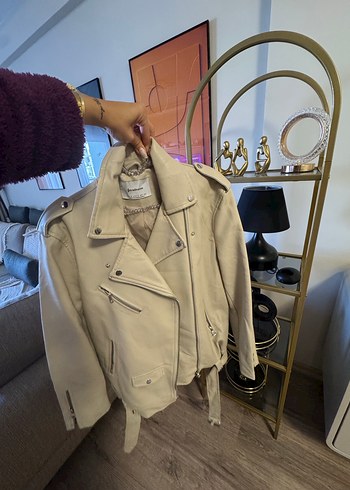 Stradivarius deri ceket sezon harika fiyat - Görsel 3