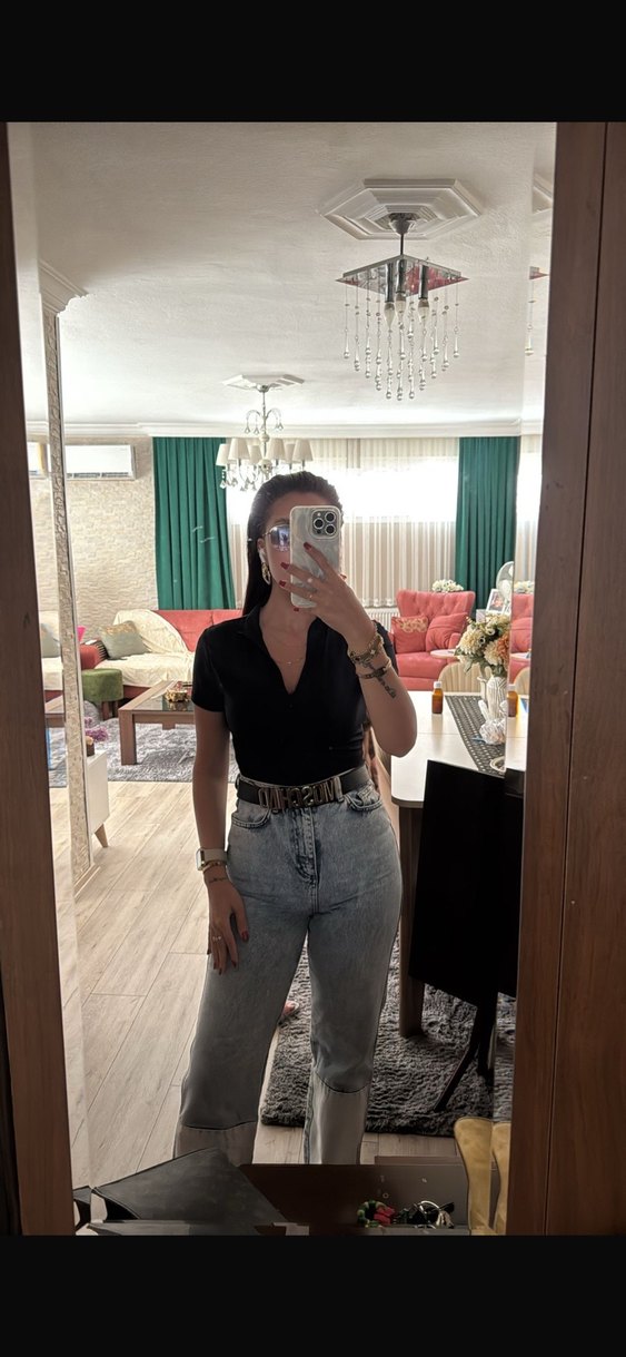 Siyah polo yaka ust - Görsel 2