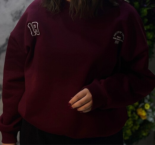 bordo sweattshirt