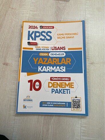 İnformal Yayıncılık Yazarlar Karması Deneme