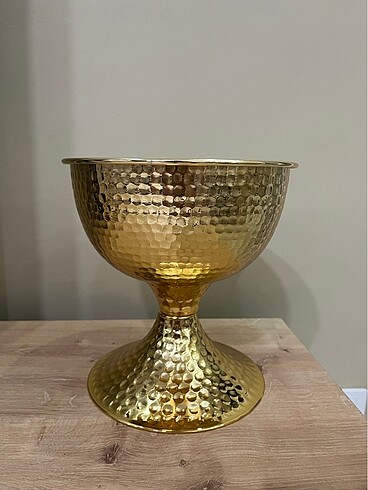 GOLD AYAKLI VAZO 20CM
