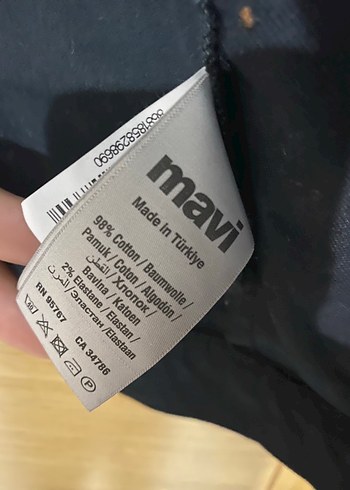 Mavi Siyah Kadın Kot Ceket