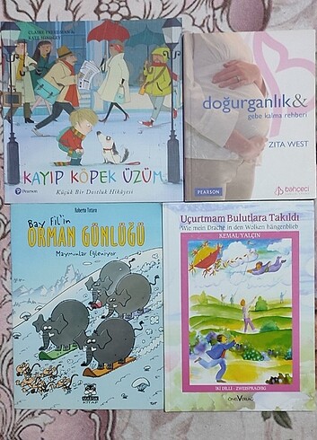 4 adet kitap