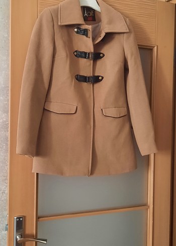 Diğer Düğmeli Camel Renk Kaban