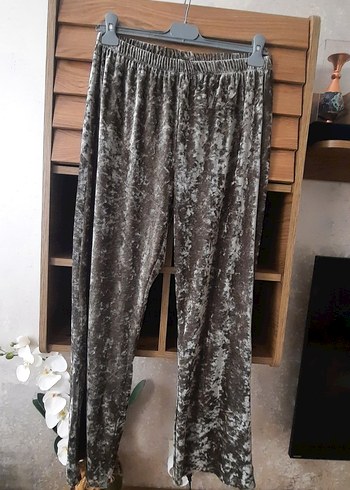 xl Beden gri Renk Kadın Kadife Pijama Takımı