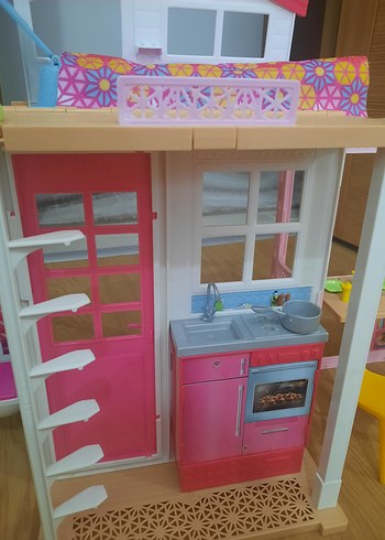 Pembe Barbie Oyun Evi ve Aksesuarları - Görsel 5