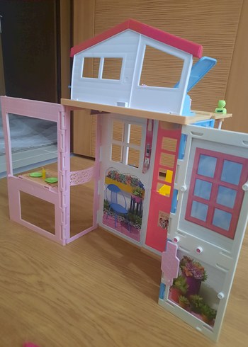 Pembe Barbie Oyun Evi ve Aksesuarları - Görsel 7