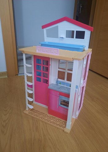 Pembe Barbie Oyun Evi ve Aksesuarları - Görsel 8