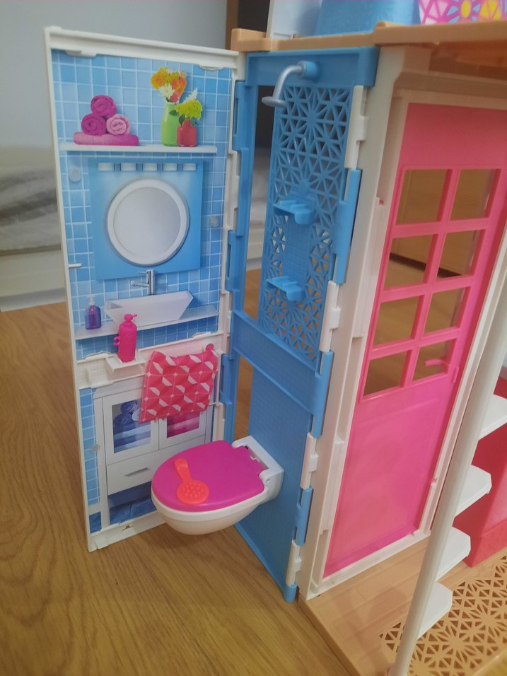 Pembe Barbie Oyun Evi ve Aksesuarları - Görsel 3
