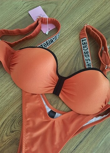 m Beden turuncu Renk bikini takımı 