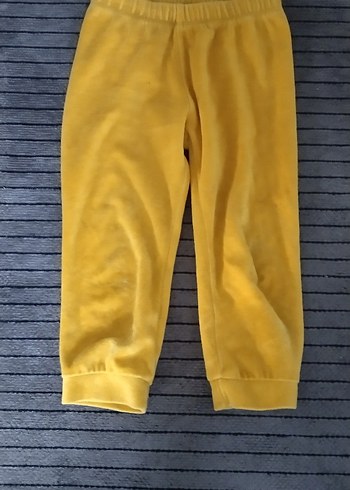 Sarı Erkek Çocuk Elastik Bel Pantolon - Görsel 3