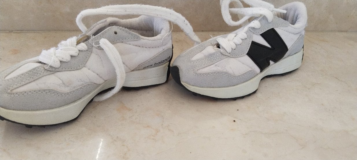 Beyaz Gri cocik Spor Ayakkabı Dolgu Topuklu - Görsel 3