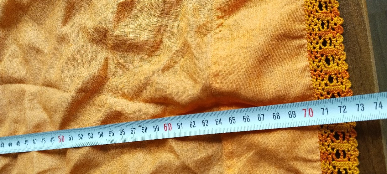 El Yapımı Bohem Sarı Dantel Kenar - Görsel 3