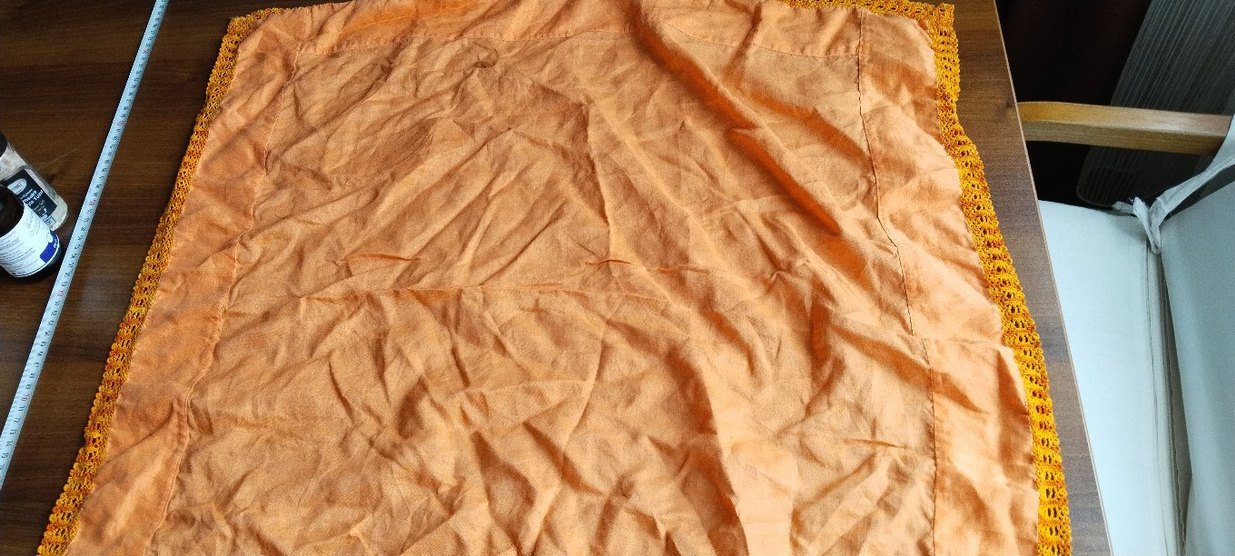 El Yapımı Bohem Sarı Dantel Kenar - Görsel 2