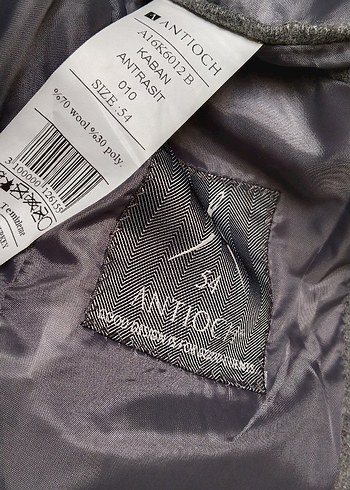 Düğmeli Gri Erkek Midi Boy Kaban - Görsel 3