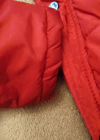 Erkek Çocuk Kırmızı Kürklü Streetwear Mont - Görsel 4