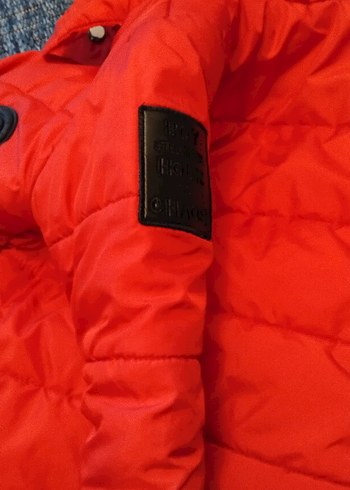 Erkek Çocuk Kırmızı Kürklü Streetwear Mont - Görsel 5