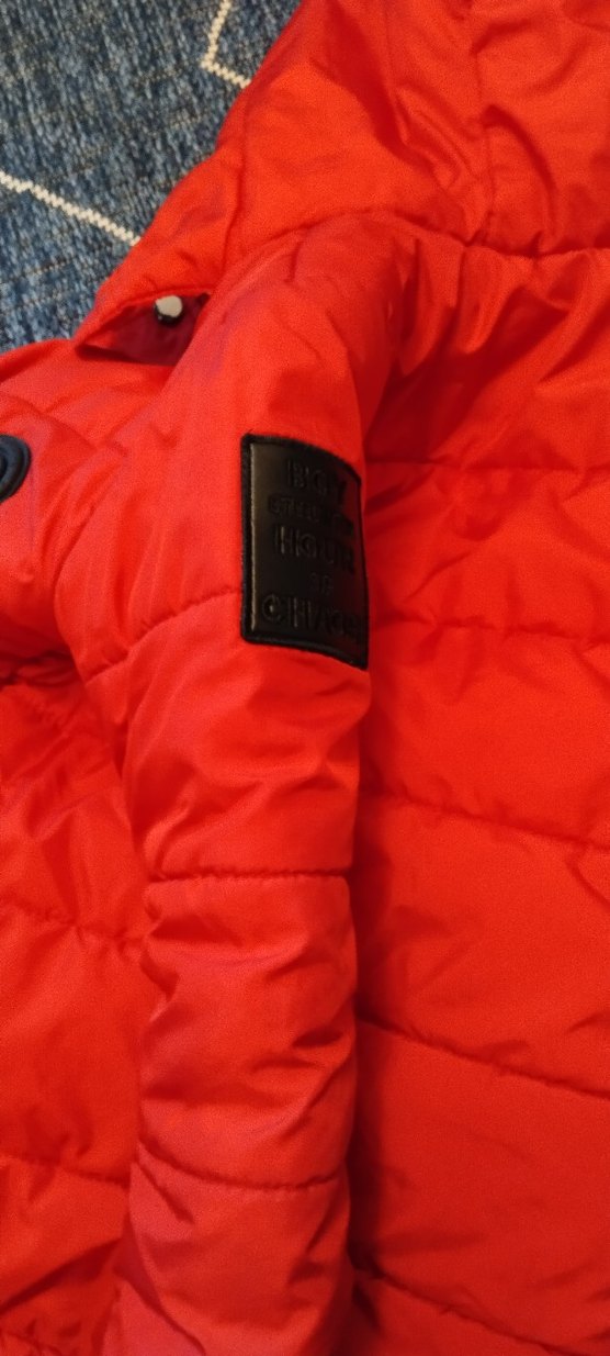 Erkek Çocuk Kırmızı Kürklü Streetwear Mont - Görsel 5