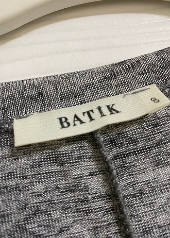 Gri Uzun Kollu Salaş Kadın bluz - Görsel 3