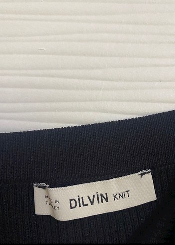 Siyah Mini Örme Kadın Atlet dilvin - Görsel 2