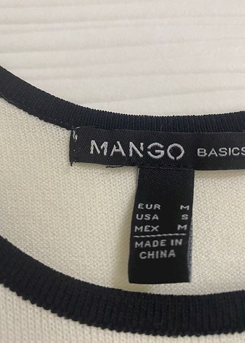 Çizgili, Uzun Kollu triko elbise mango - Görsel 2