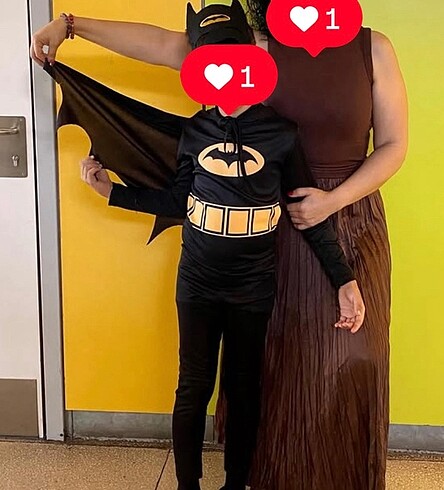 7-8 yaş Batman kostümü