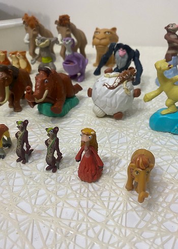 Buz devri İce Age figür seti