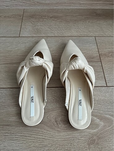 36 Beden #zara #terlik #bej #36