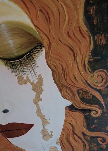 Gustav Klimt Freya'nın Göz Yaşları Yağlı Boya Tablo - Görsel 8