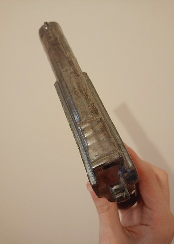 Seramik El Yapımı Gri Pistol//Tabanca - Görsel 15