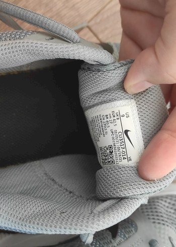 42.5 Beden gri Renk erkek spor ayakkabı