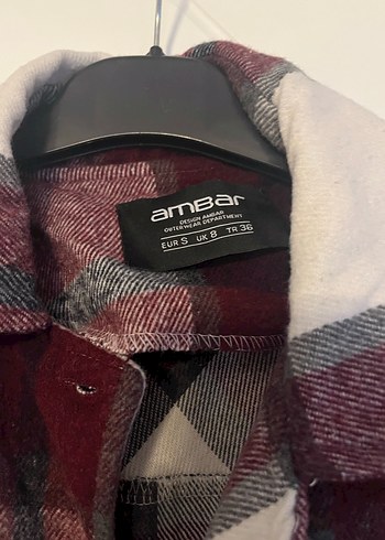 Diğer Ambar marka Düğmeli Bordo Kadın Gömlek