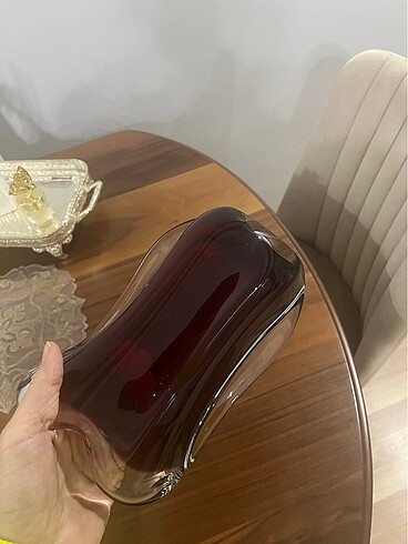 Beden bordo Renk Murano vazo