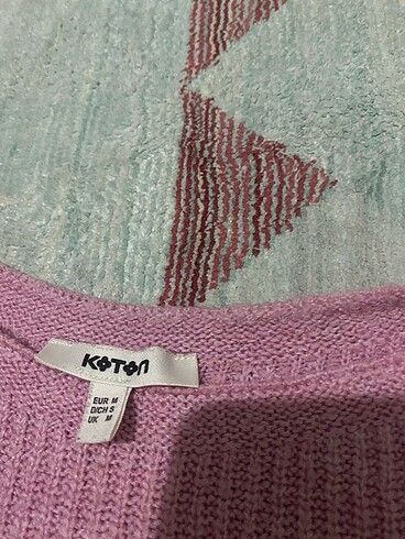 Koton Koton fırfır detaylı triko kazak
