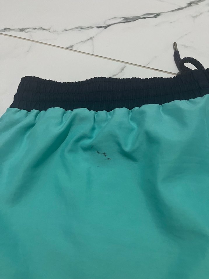 Turkuaz Renkli Erkek Mini Yüzme Şortu - Görsel 5