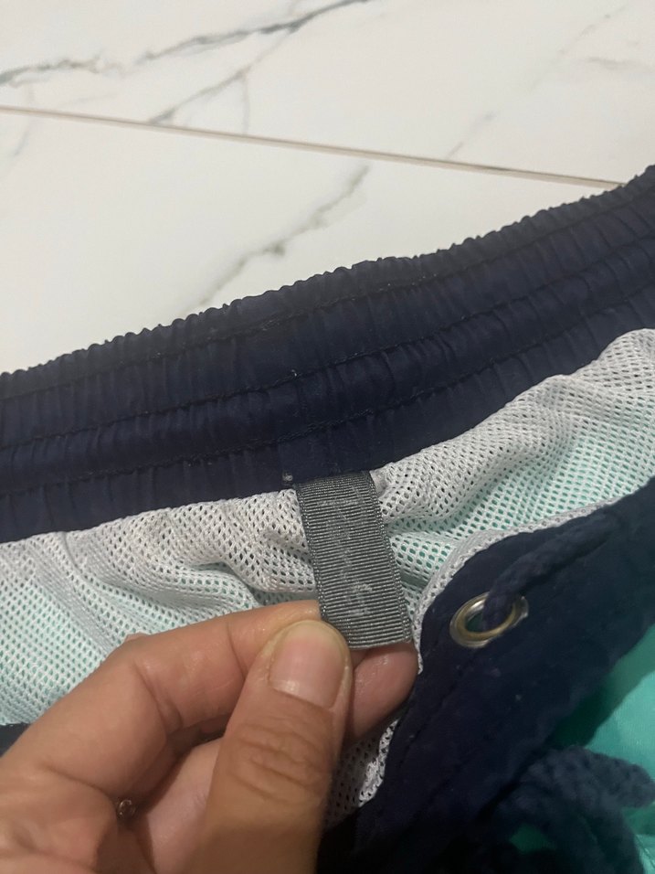 Turkuaz Renkli Erkek Mini Yüzme Şortu - Görsel 3