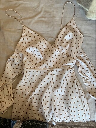 Zara Puantiye Desen Elbise
