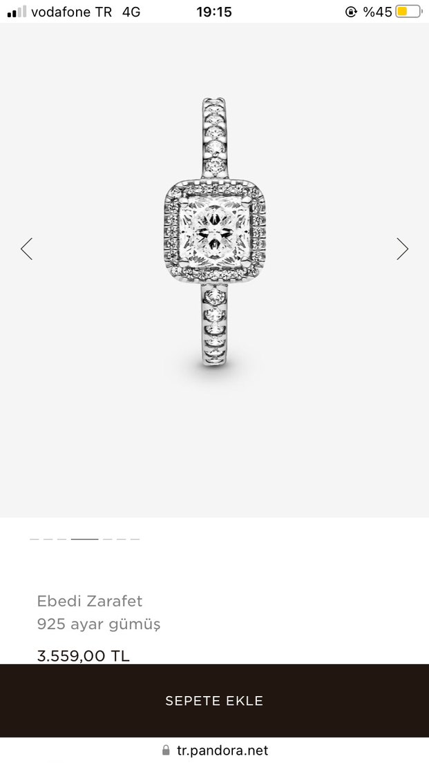 925 Ayar Gümüş Beaded Düğün Yüzüğü - Görsel 2