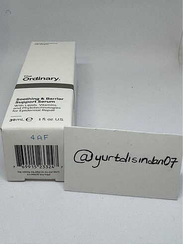 Beden Renk The Ordinary Soothing and Support Serum