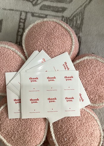 yapışkanlı teşekkür kağıdı