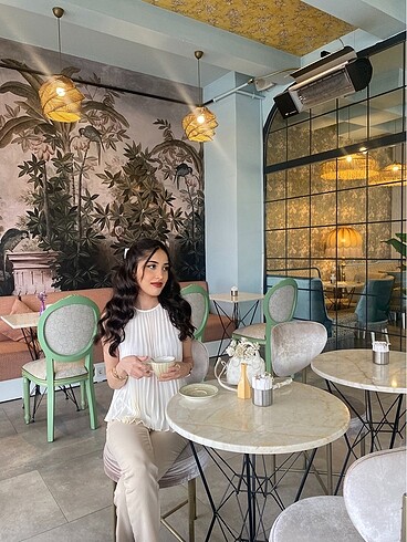 Trendyolmilla Ekru pileli bluz - Görsel 8