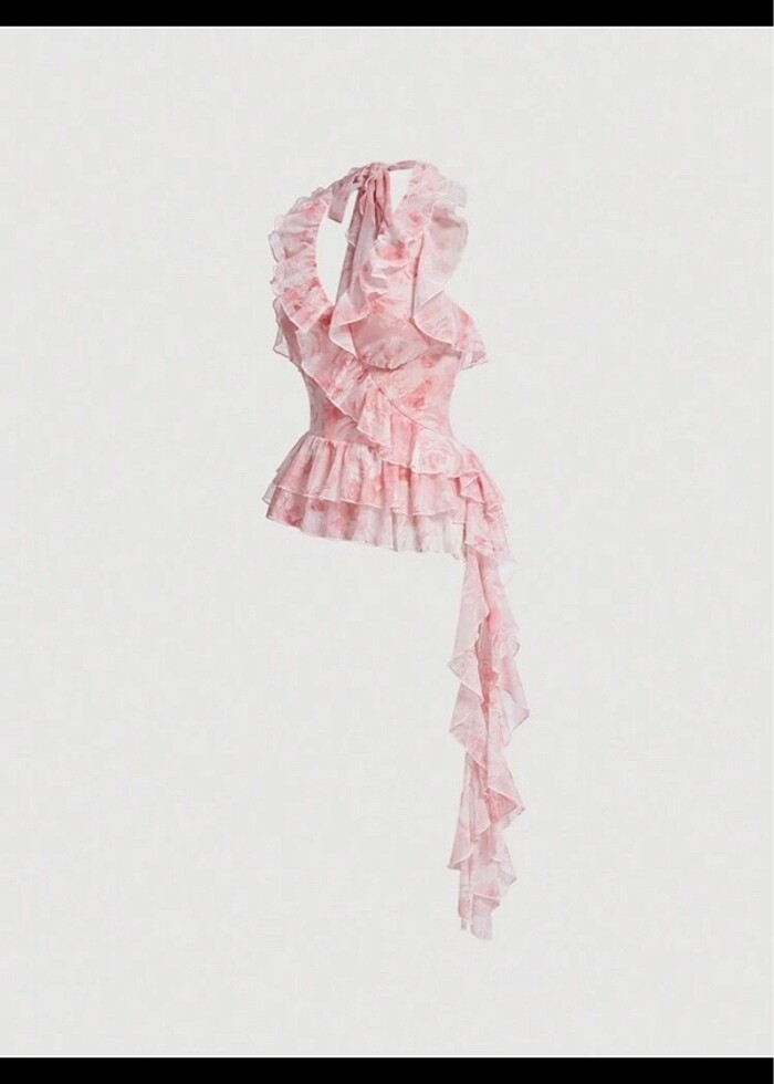 shein bluz pembe - Görsel 3