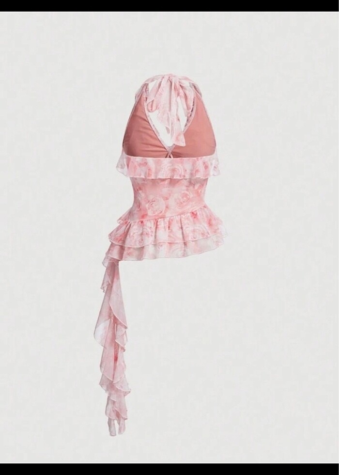 shein bluz pembe - Görsel 4