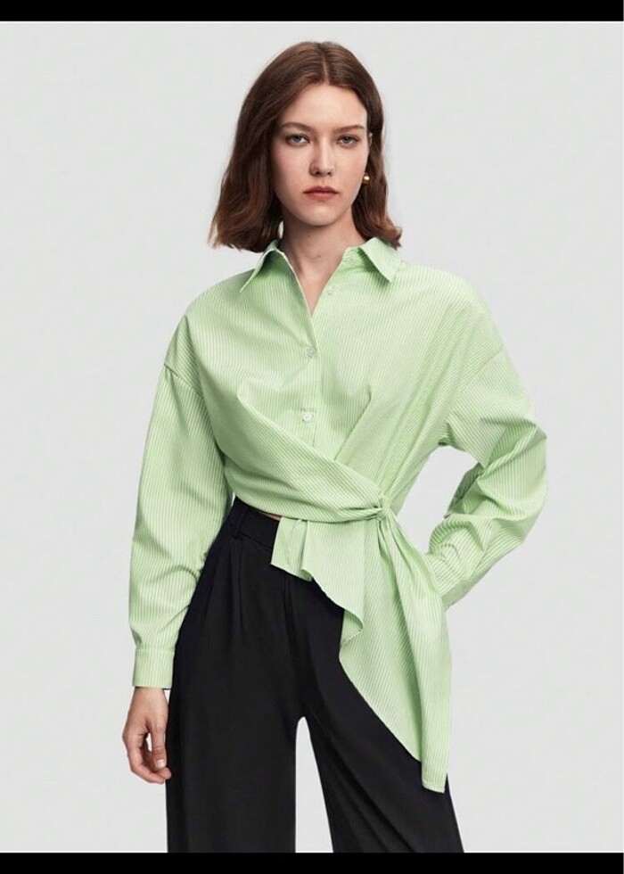 shein gömlek - Görsel 3
