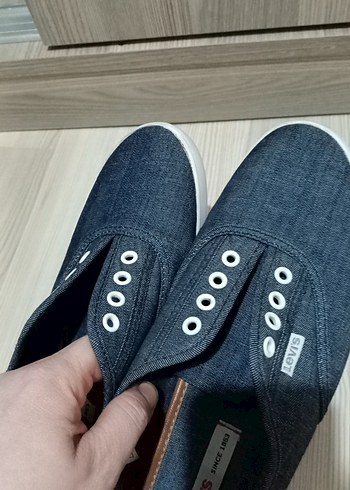 Levis Kadin Kot Sneakers Dugmeli Gunluk Ayakkabi